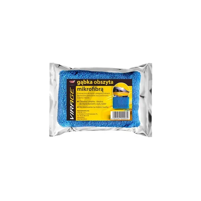 VIRAGE Car sponge 97-006 Car cleaning sponges Size 15 x 10 x 4.5 cm, Microfibre, Quantity 1