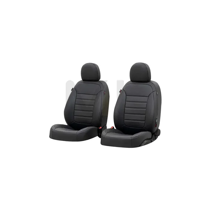 WALSER Robusto 38372 Car seat cover Black, Polyester, Front