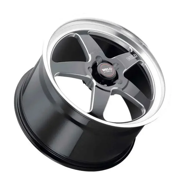 Weld 20×9 Ventura 5×115 ET20 BS5.75 Gloss BLK MIL DIA 71.5