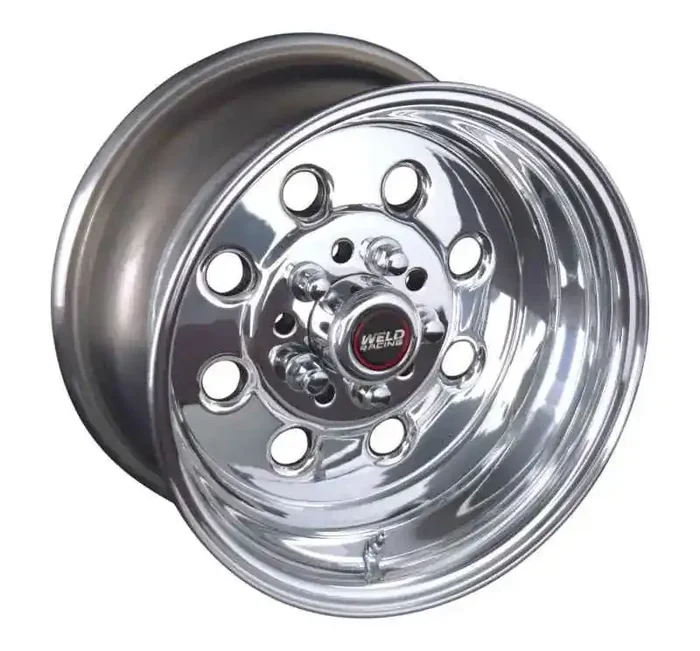 Weld Draglite 15×7 / 5×4.5 & 5×4.75 BP / 3.5in. BS Polished Wheel – Non-Beadlock