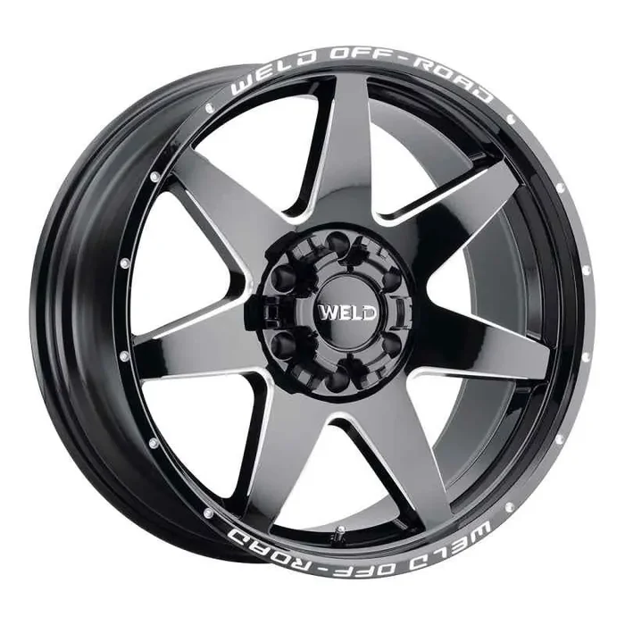 Weld W109 20X12 Retaliate 6X135 6X139.7 ET-44 BS4.75 Gloss Black MIL 106.1