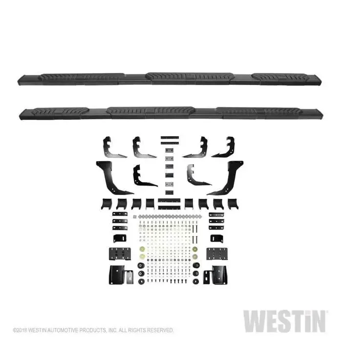 Westin 19-21 Ram 1500 Crew Cab R5 M-Series Wheel-to-Wheel Nerf Step Bars – Black