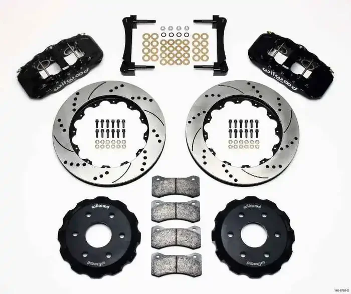 Wilwood AERO6 Front Truck Kit 14.25in Drilled 1999-2014 GM Truck/SUV 1500