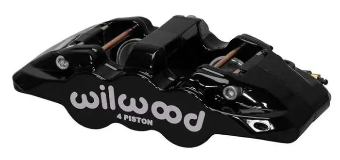 Wilwood Caliper-Aero4-R/H – Black 1.88/1.62in Pistons 1.25in Disc