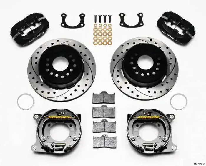 Wilwood Forged Dynalite P/S Park Brake Kit Drilled New Big Ford 2.50in Offset