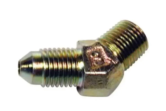 Wilwood Inlet Fitting – 1/8-27 NPT to -3 (45)