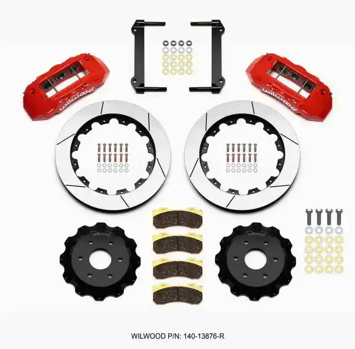Wilwood TX6R Front Kit 16.00in Red 1999-2014 GM Truck/SUV 1500
